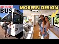 Incredible Bus Conversion Into Stunning, Clean, OFF-GRID Home