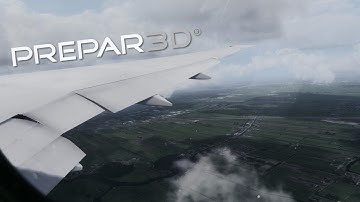 [Prepar3D] EXTREME GRAPHICS i7-7700k landing Amsterdam !! PMDG 777