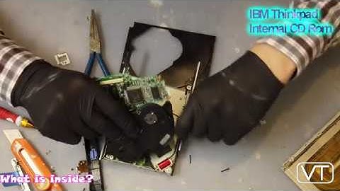 IBM ThinkPad CD Rom Drive | What is inside?