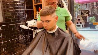 IT'S TIME FOR A NEW CLEANING AT THE TRADITIONAL TURKISH BARBER.