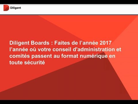 Faites de l’année 2017 l’année où votre conseil d'administration