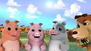 Download Lagu Three tiny naughty piggies - MY CHOCOLO DOG - Nursery Rhymes And Children’s Songs MP3