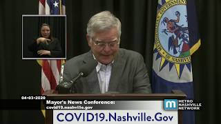 04/03/20 Mayor John Cooper News Conference
