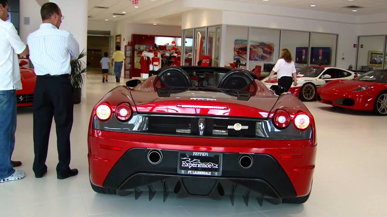 start up & drives Ferrari F430, Scuderia 16M & 599