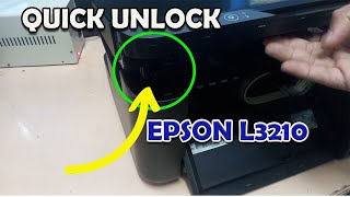 HOW TO UNLOCK AND LOCK EPSON L3210 SCANNER COVER screenshot 3