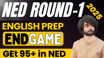 NED English Solved Past Papers NED English EndGame I NED Karachi English Round 1 Preparation I NED