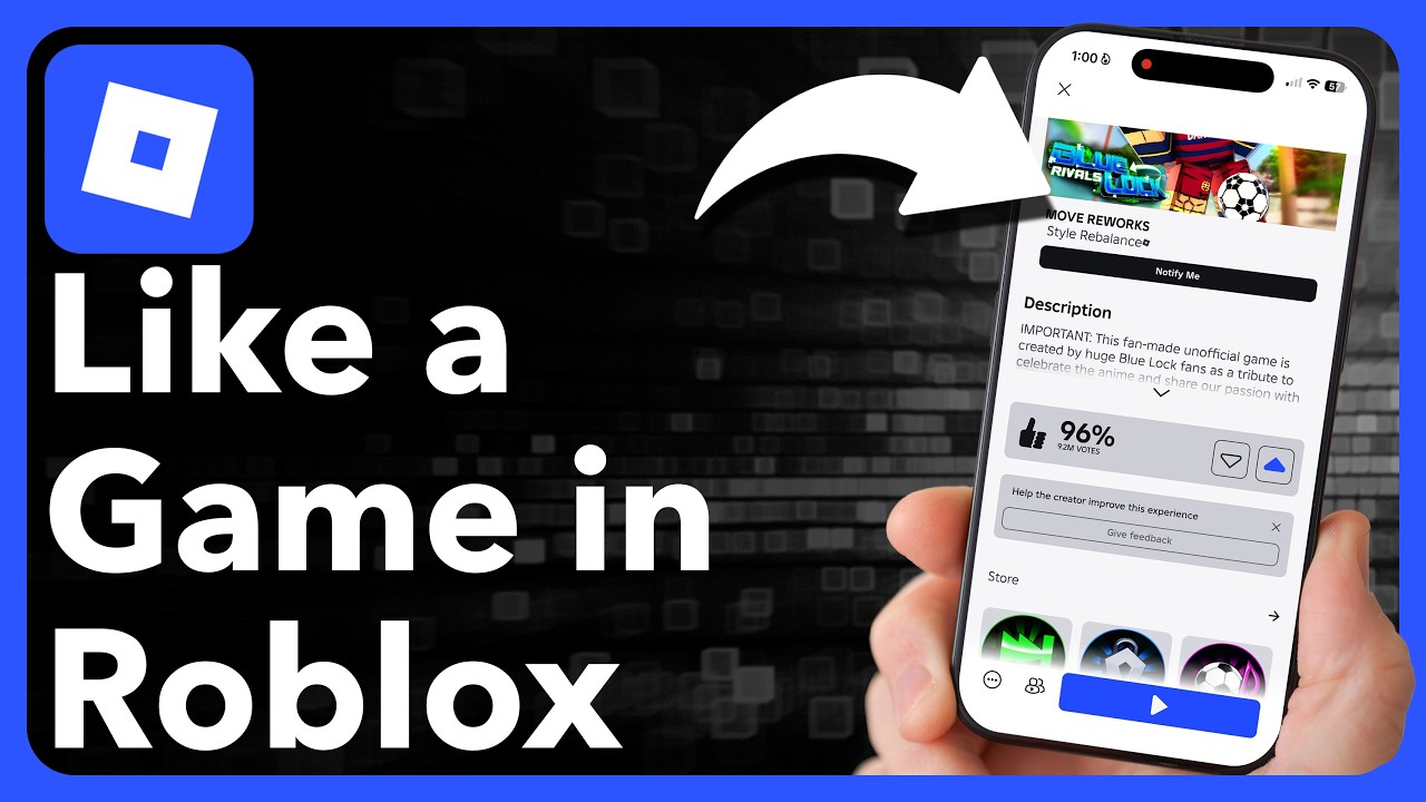 How To Like A Game In Roblox Mobile YouTube 