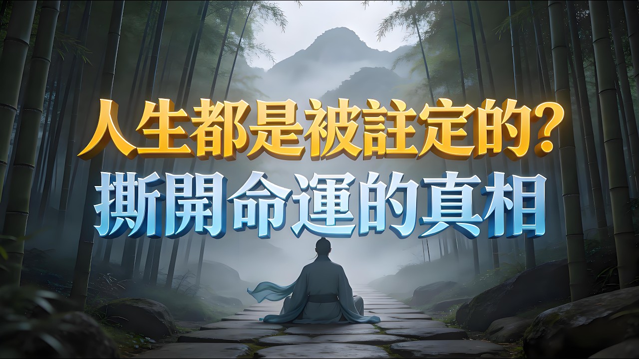 人生都是被註定的？撕開命運的真相，聊聊何為註定，如何破局，活成自己命運的改寫者。