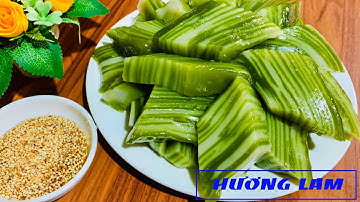 BÁNH ĐÚC LÁ DỨA NƯỚC CỐT DỪA - Thơm Béo Dai Giòn Tự Nhiên - Hương Lam