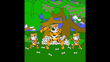 Thumbnail of Dancing Tigers #animation #tiger #electronicmusic