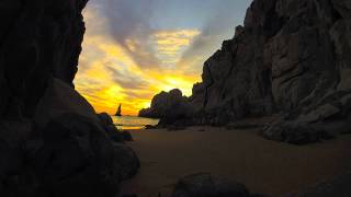 Neptune's Finger sunrise Time lapse - Private snorkeling in Cabo San Lucas
