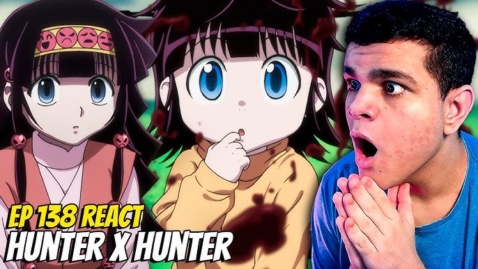 LEORIO VAI SER PRESIDENTE? ASSISTINDO HUNTER X HUNTER PELA PRIMEIRA VEZ EP  144 REACT 