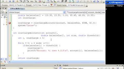 19 C More Problem Solving with Arrays