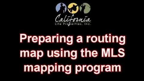 MLS Mapping Tutorial