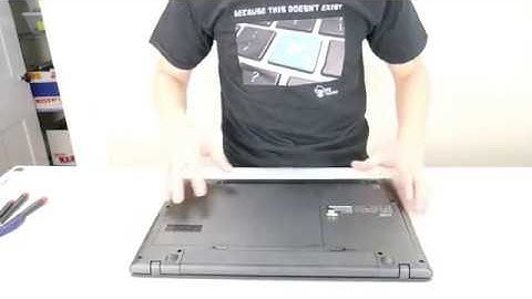 How To Replace Upgrade HDD Hard Drive - Lenovo G70 Laptop Computer