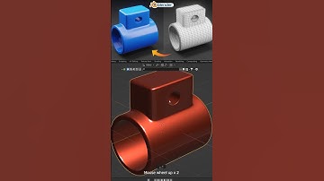 Cylinder surface 3d Modelling in Blender #blender #3dmodelling #productdesign #hardsurface #topology