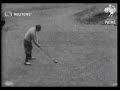 GOLF: Walter Hagen wins British Open again (1929) の動画、YouTube動画。