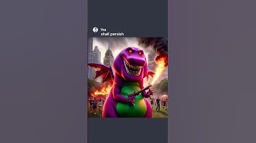Barney The Dinosaur Funny Parody (Ai Edition) #ai #chatgpt #aiart