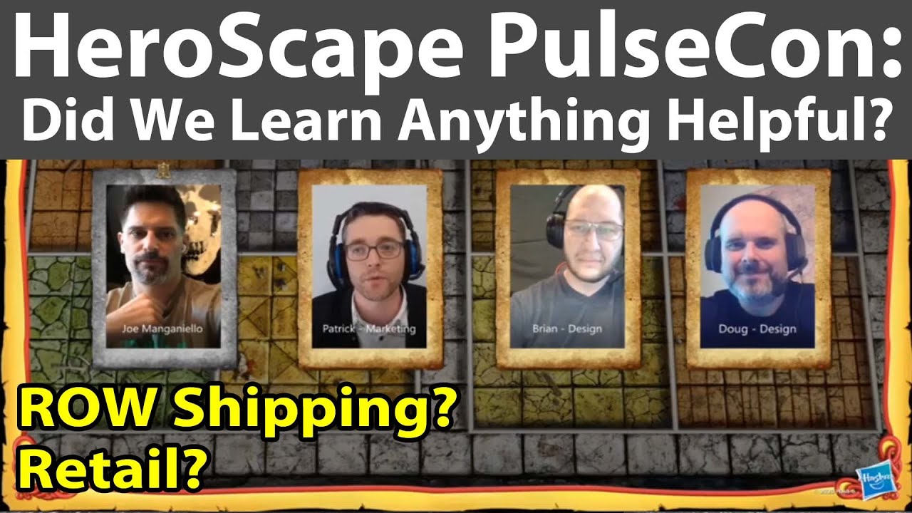 Heroquest PulseCon: Did We Learn Anything Helpful?