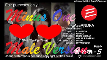 (SOUND REMOVED) Cinta Terbaik (Minus One Male Version)