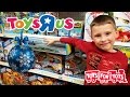 Toys R Us CHRISTMAS | TOY HUNT for Kids | Toys For Tots | #LIGHTtheWORLD | Vlogmas Kinder Playtime