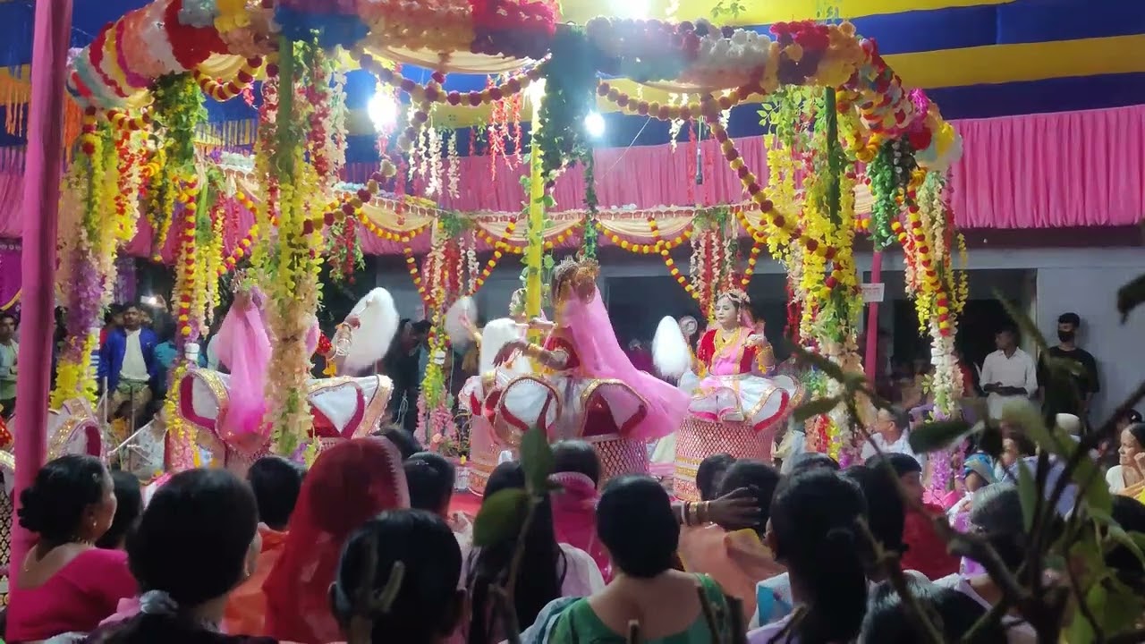 Sharad Rashjatra Dullabcherra, Chamtilla 2023✨💖 #raasleela #manipuridance #dullabcherra #assam