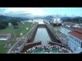 Panama Canal Full Transit in 5-minutes,  Cruzando el Canal de Panama en 5 minutos