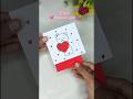 Diy Cure Velentine Day Card #papercraft #velentinesday #shortfeed #craft #ytshorts