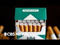 Fda announces ban on menthol cigarettes and flavored cigars