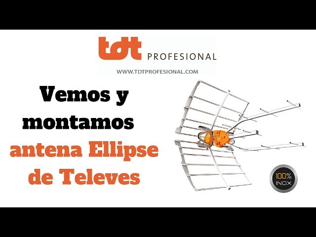 ANTENA TV CON PREVIO ELIPSE TELEVES 148920 FILTRO LTE