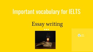 Band 8 Vocab For IELTS Essay Writing #ieltsvocab