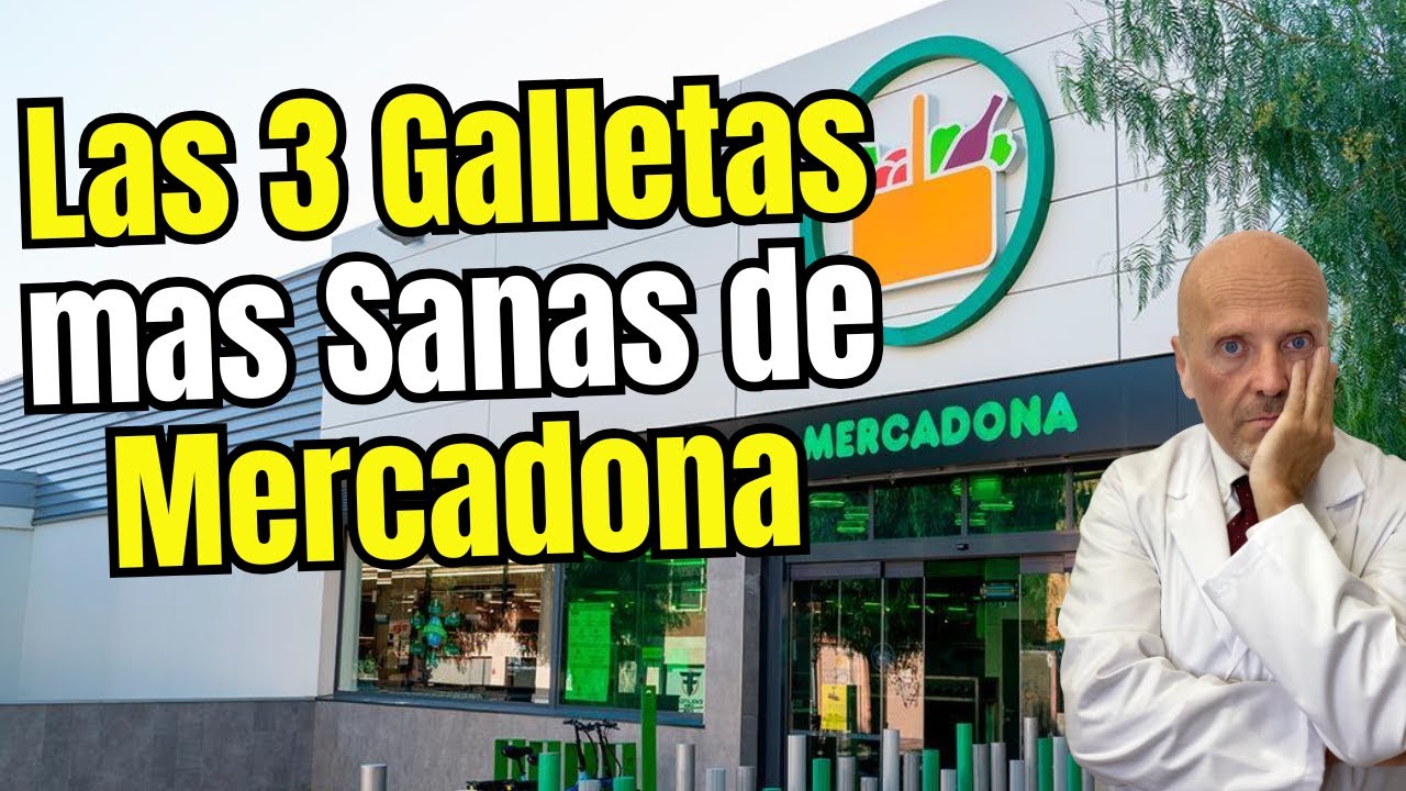 🥇 TOP 3 GALLETAS MAS SALUDABLES QUE SE VENDEN EN MERCADONA 🥇