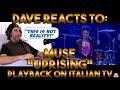 Dave's Reaction: Muse — Uprising [Playback On Italian TV Show]