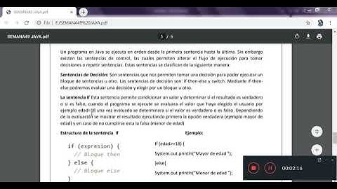 Estructuras de control en java