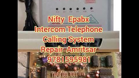 Nifty Epabx 104 Telephone Intercom Calling System Fault Repair Amritsar 9781595981