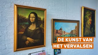 Real fake art in a museum in Vledder