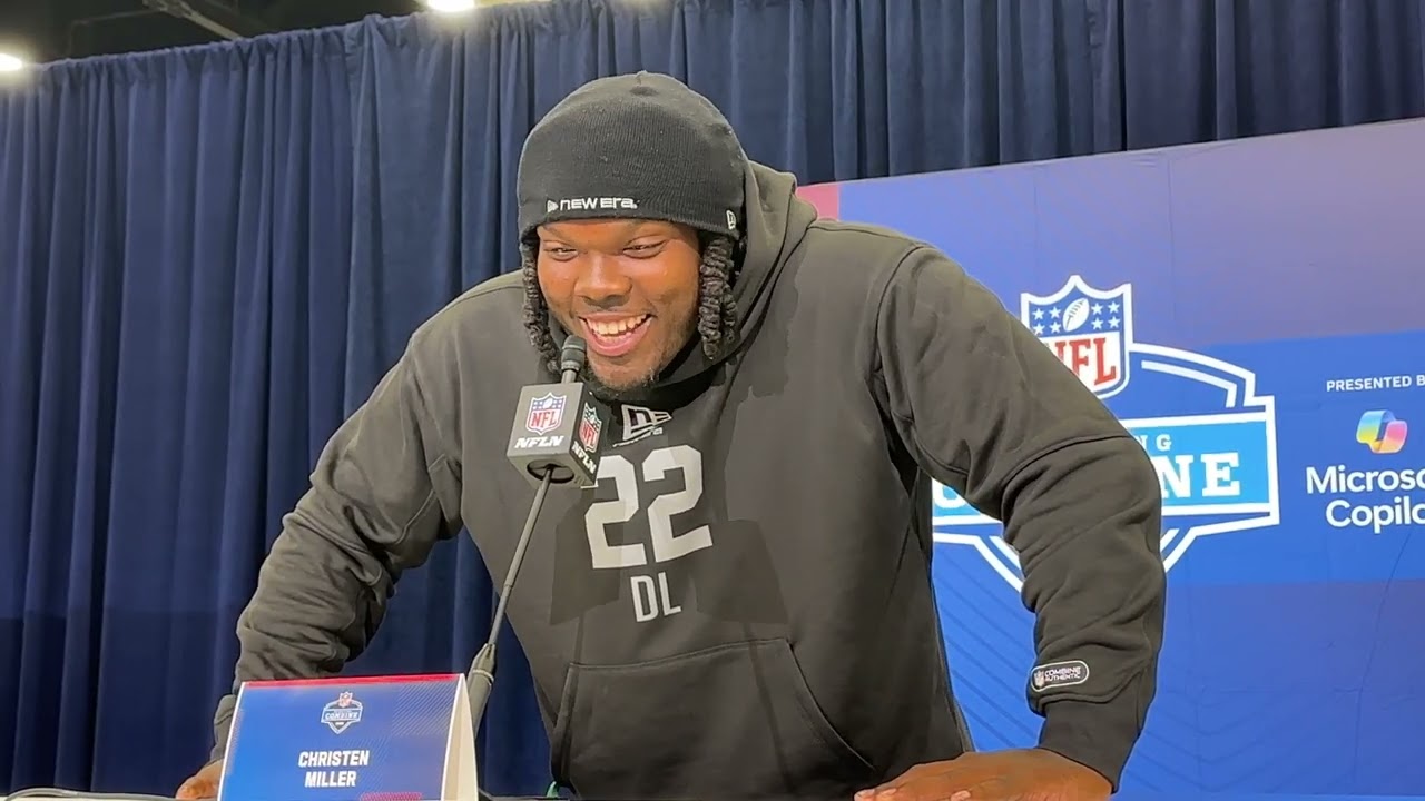 Christen Miller leaves NFL media ROLLING 😂😂