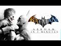 All Batman Arkham Games in 3 Minutes! (Batman Arkham Cartoon Animation)