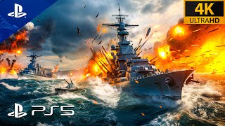 World of Warships Legends™ LOOKS ABSOLUTELY AMAZING | Ultra Realistic Graphics Gameplay [4K 60FPS] screenshot 5