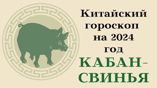 СВИНЬЯ КИТАЙСКИЙ ГОРОСКОП 2024┃#кабан #китай #гороскоп #зодиак #прогноз #2024 #восточный #свинья