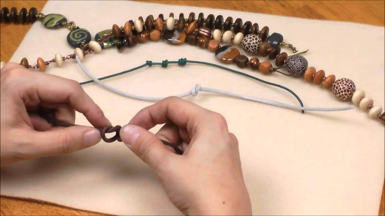 Tying a Double Knot with Jewellery Elastic – KerrieBerrie Beads & Jewellery