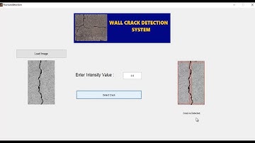 Wall Crack Detection Using Matlab