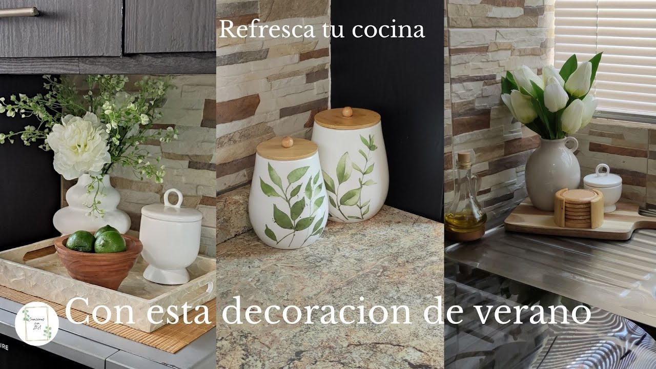Decoración Natural para tu Cocina este Verano | Estilo Fresco y Sencillo