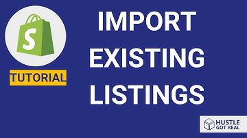 How to Import your Existing Shopify Listings with HGR