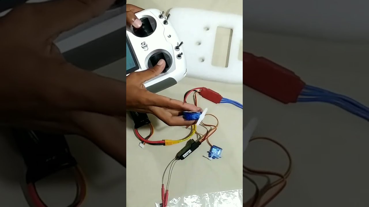 Flysky Fs I6s Transmitter Connection With Bldc Motor Servo RC Plane Setup Part 2 Shorts Rc