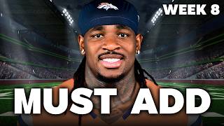 10 Players You NEED To Add Before Week 8 Fantasy Football