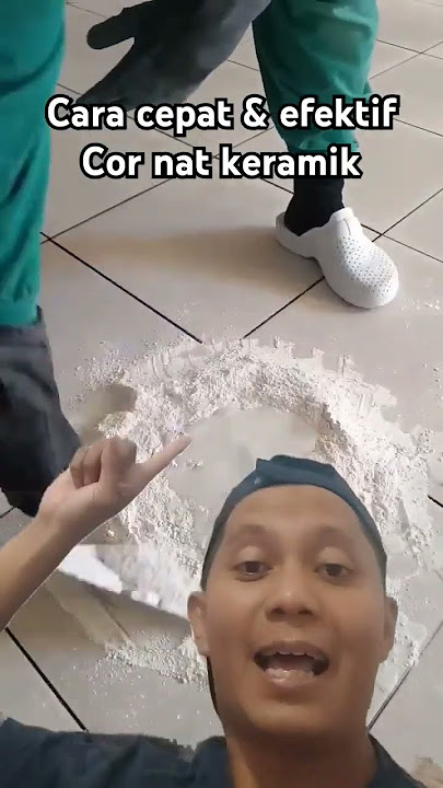 a quick way to grout ceramic tiles that few carpenters know