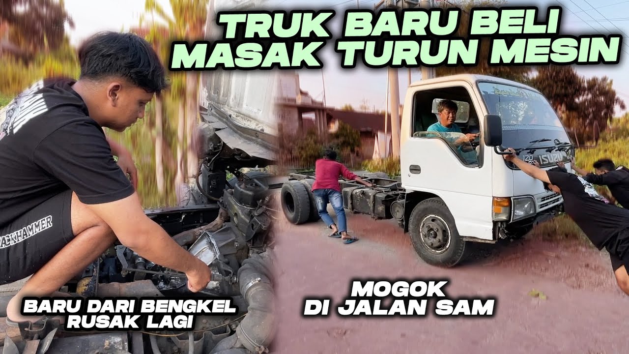 DIKIRA TRUK TURUN MESIN TERNYATA INI PENYEBABNYA‼️ Truk Kiki Core Mogok Di Jalan