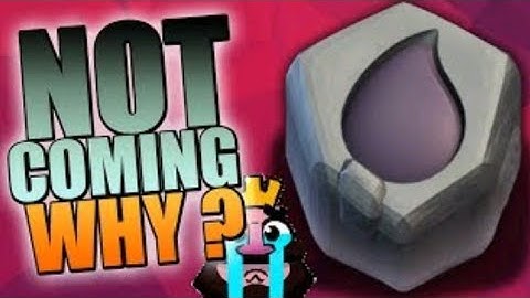 Why Rune of Dark elixir is not coming in clash of clans
