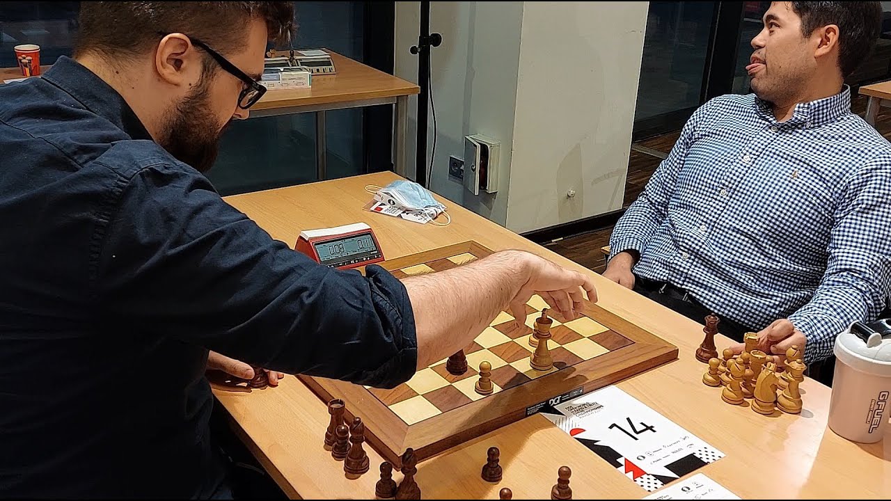 Hikaru Nakamura's epic expressions during an epic game! 😅 #Chess  #ChessBaseIndia #magnuscarlsen #sigmarule #topg #sigma #hikarunakamura  #worldchampionship #chessgame #shorts #chessgame, ChessBase India, ChessBase India · Original audio